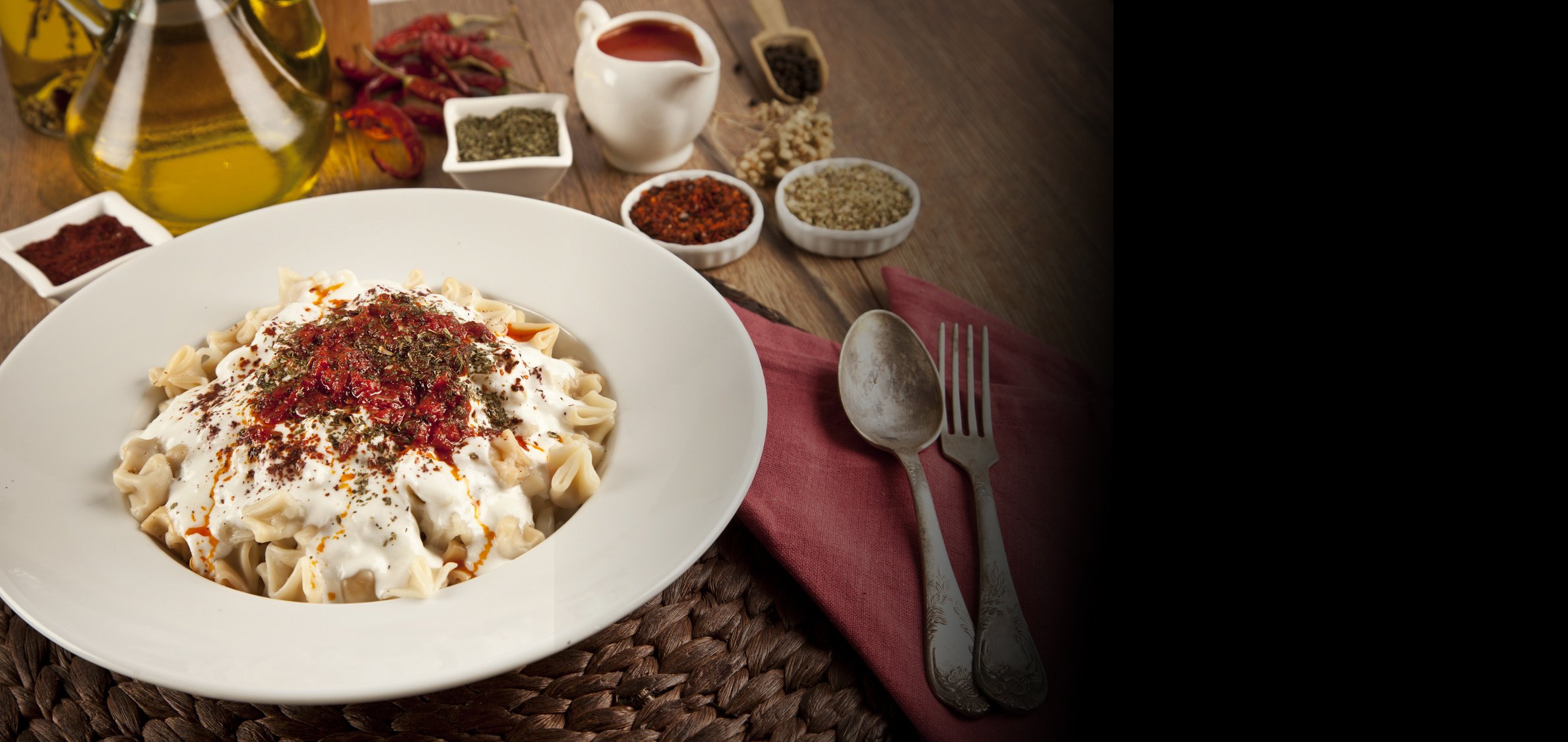 Mantı s nadjevom od mesa — Kıymalı Mantı