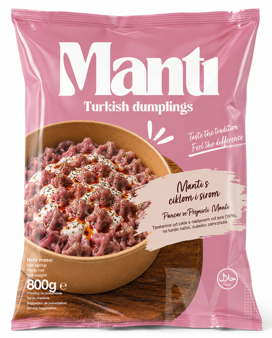 Pancar ve Peynirli Mantı
